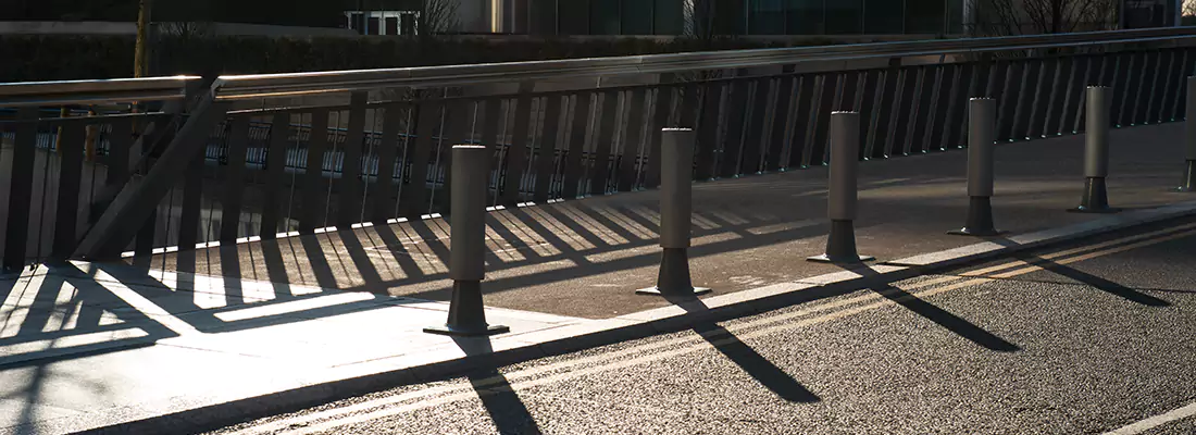 Car Bollard Installation for Parking Lots, Driveways in Boca Raton, FL